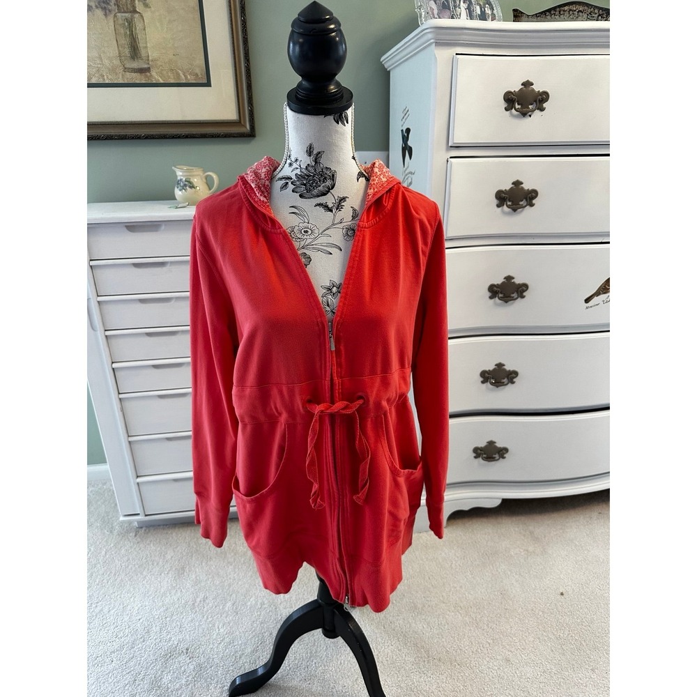 Danskin zip coral jacket size XL